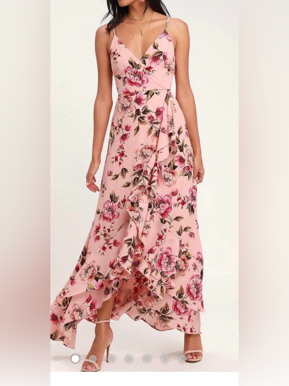 Lulus "Bodacious Bella" maxi dress S